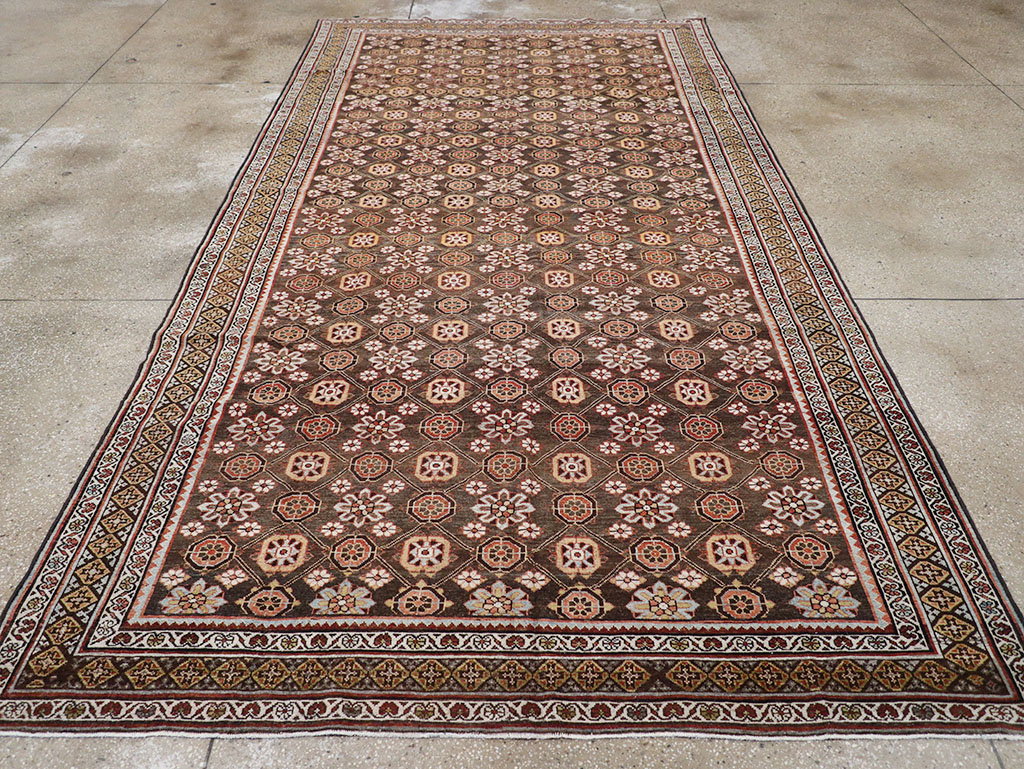 Antique Persian Kurd Gallery Carpet, No.31110 - Gsblank