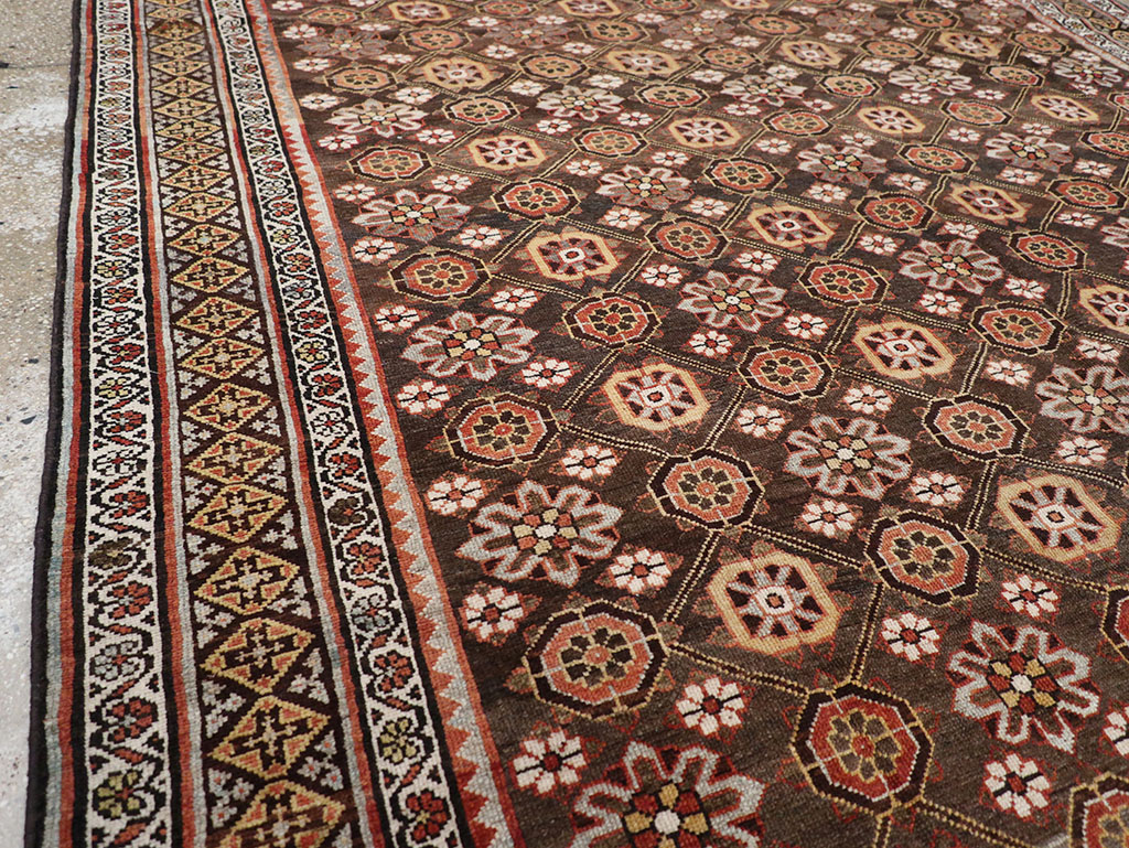 Antique Persian Kurd Gallery Carpet, No.31110 - Gsblank