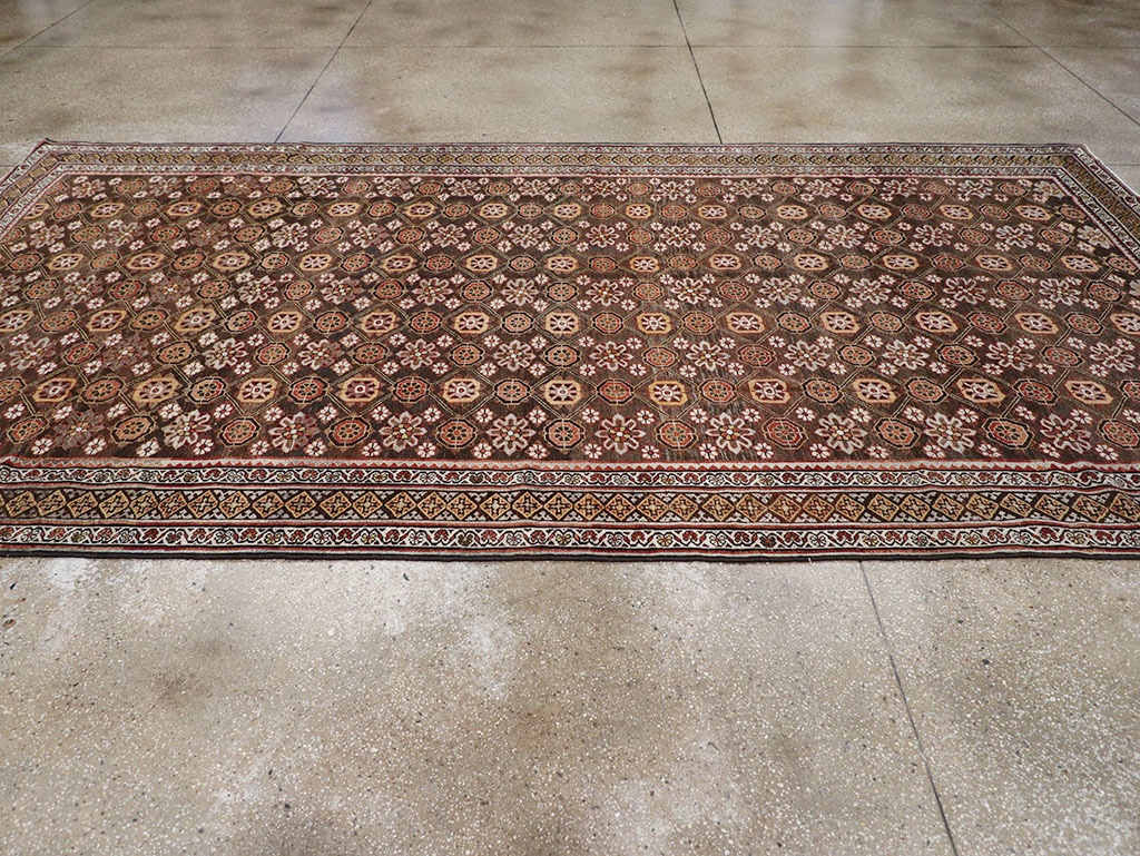 Antique Persian Kurd Gallery Carpet, No.31110 - Gsblank