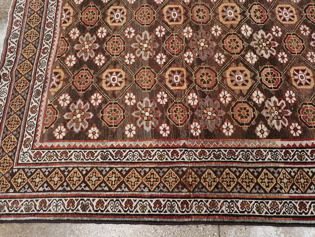 Antique Persian Kurd Gallery Carpet, No.31110 - Gsblank