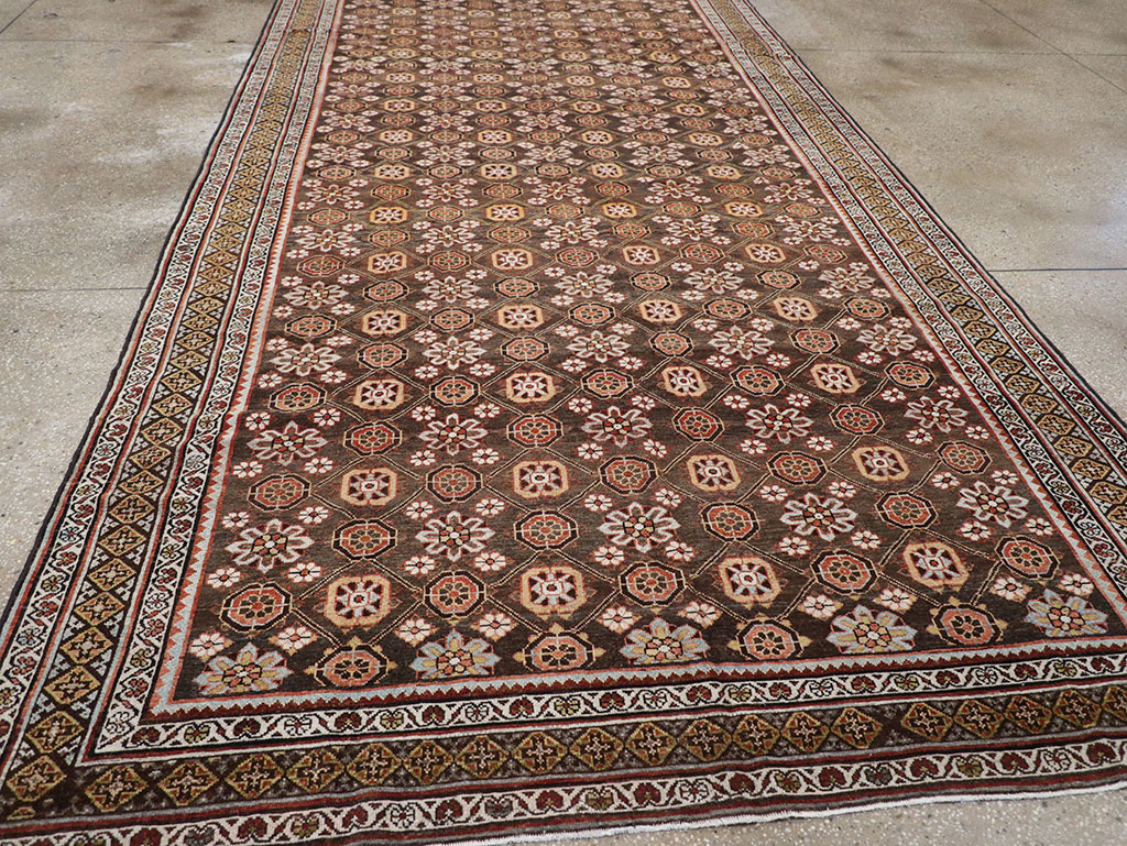 Antique Persian Kurd Gallery Carpet, No.31110 - Gsblank