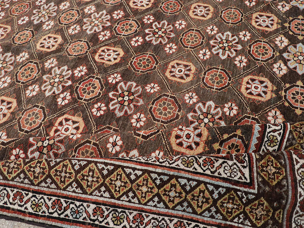 Antique Persian Kurd Gallery Carpet, No.31110 - Gsblank