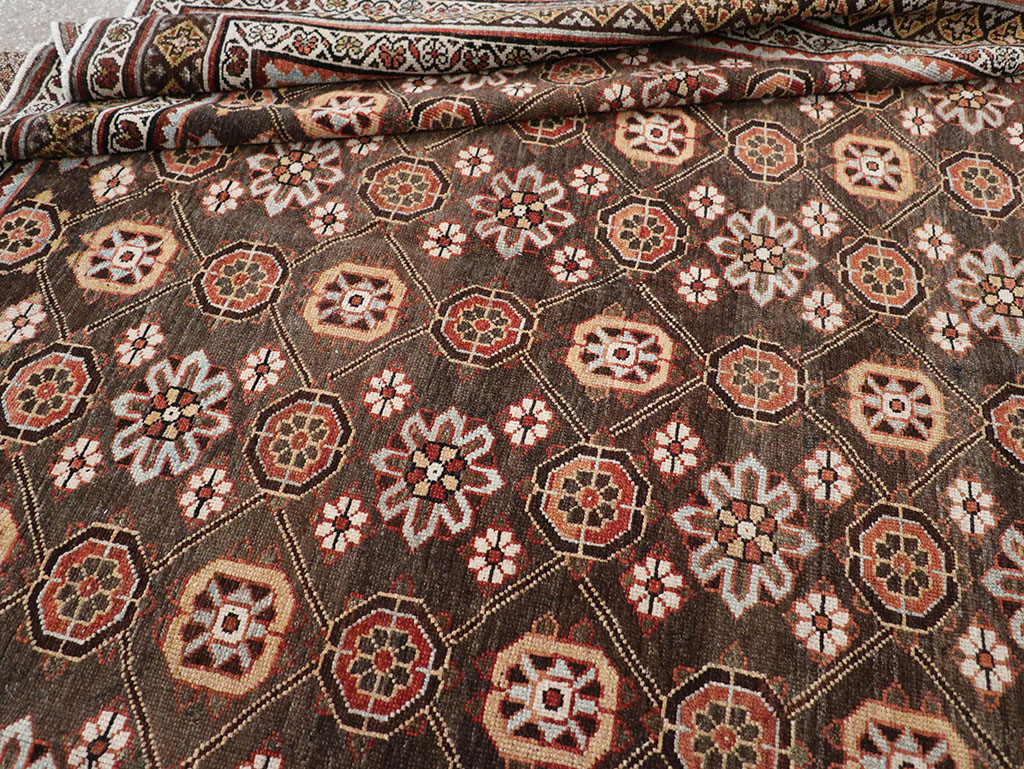 Antique Persian Kurd Gallery Carpet, No.31110 - Gsblank