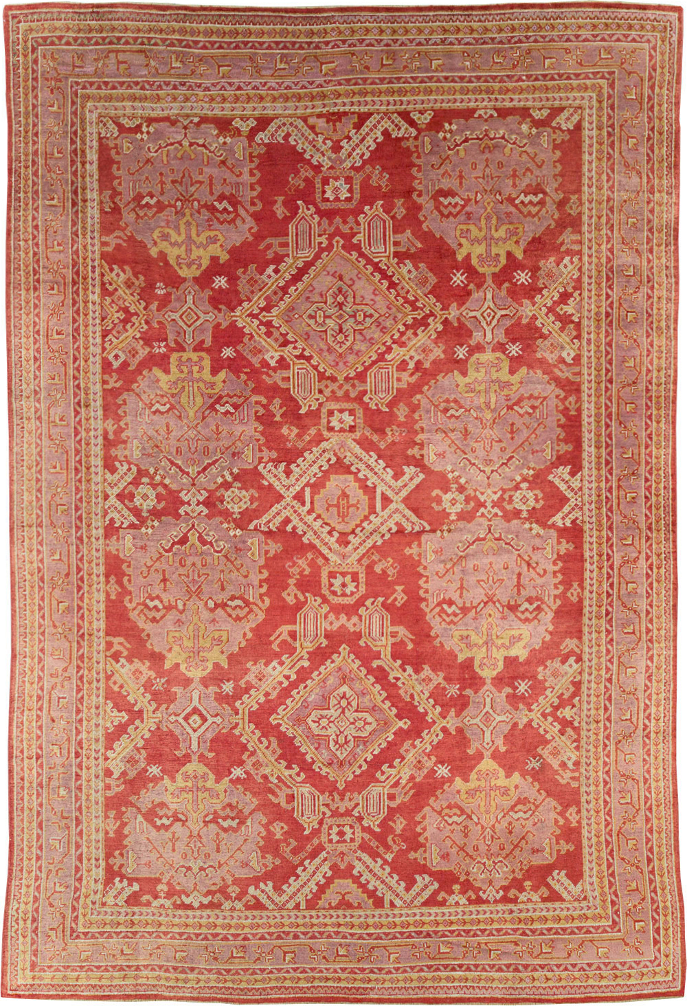 Antique Turkish Oushak Large Carpet, No.31111 - Gsblank