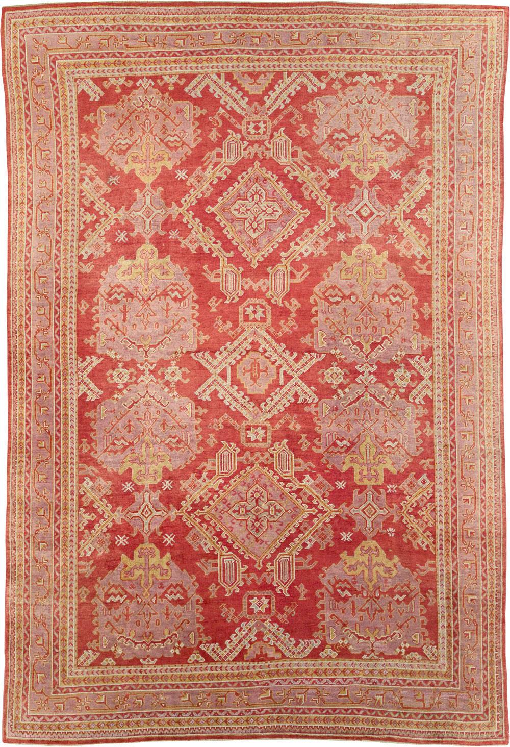Antique Turkish Oushak Large Carpet, No.31111 - Gsblank