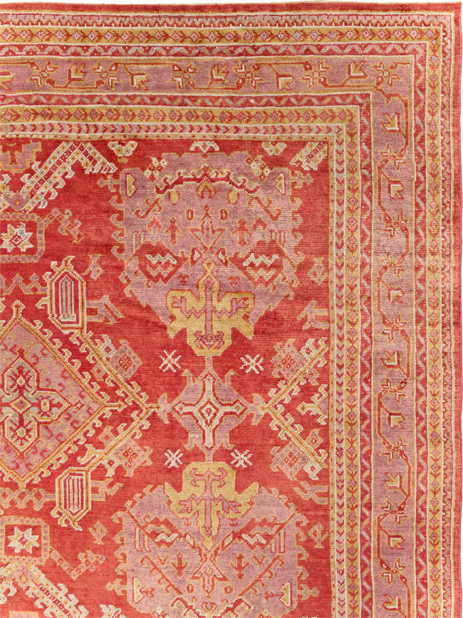 Antique Turkish Oushak Large Carpet, No.31111 - Gsblank