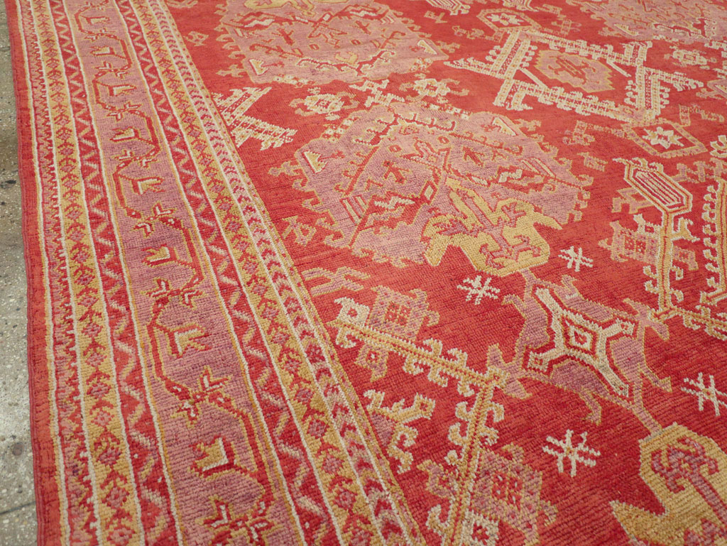 Antique Turkish Oushak Large Carpet, No.31111 - Gsblank
