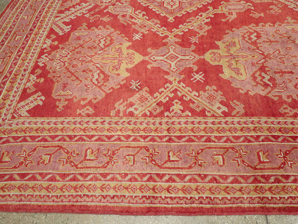 Antique Turkish Oushak Large Carpet, No.31111 - Gsblank