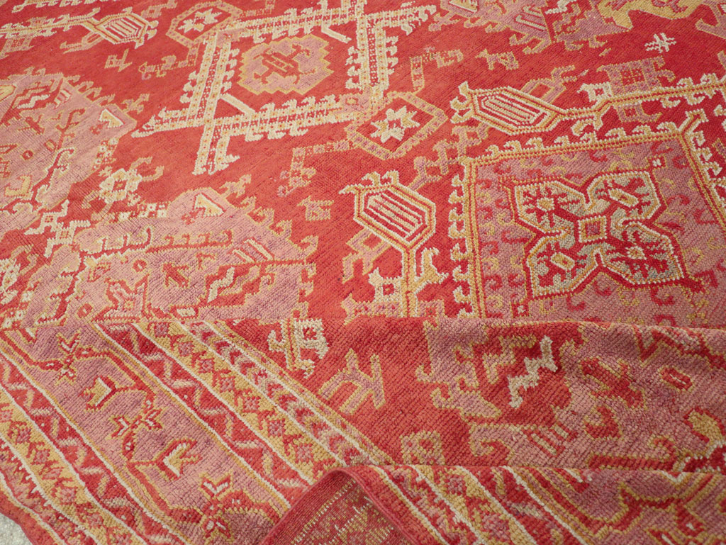 Antique Turkish Oushak Large Carpet, No.31111 - Gsblank