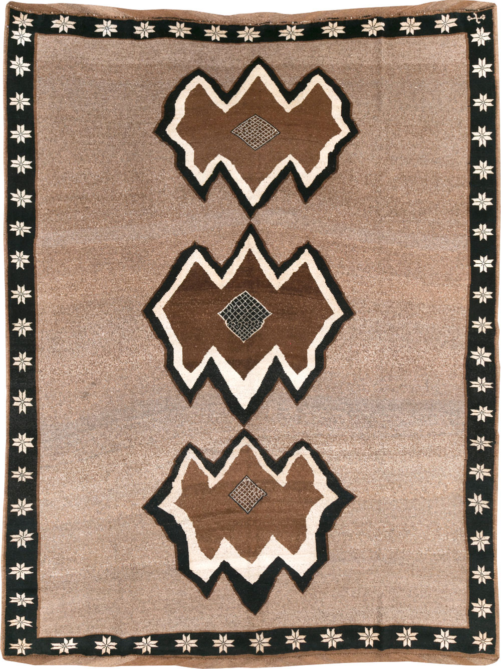 Vintage Turkish Anatolian Tribal Room Size Carpet, No.31112 - Gsblank
