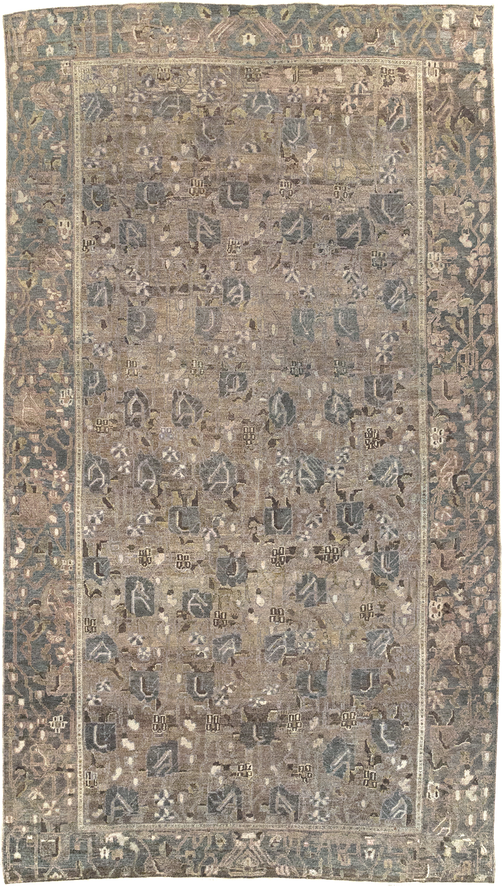 Antique Persian Bakhtiari Gallery Carpet, No.31115 - Gsblank