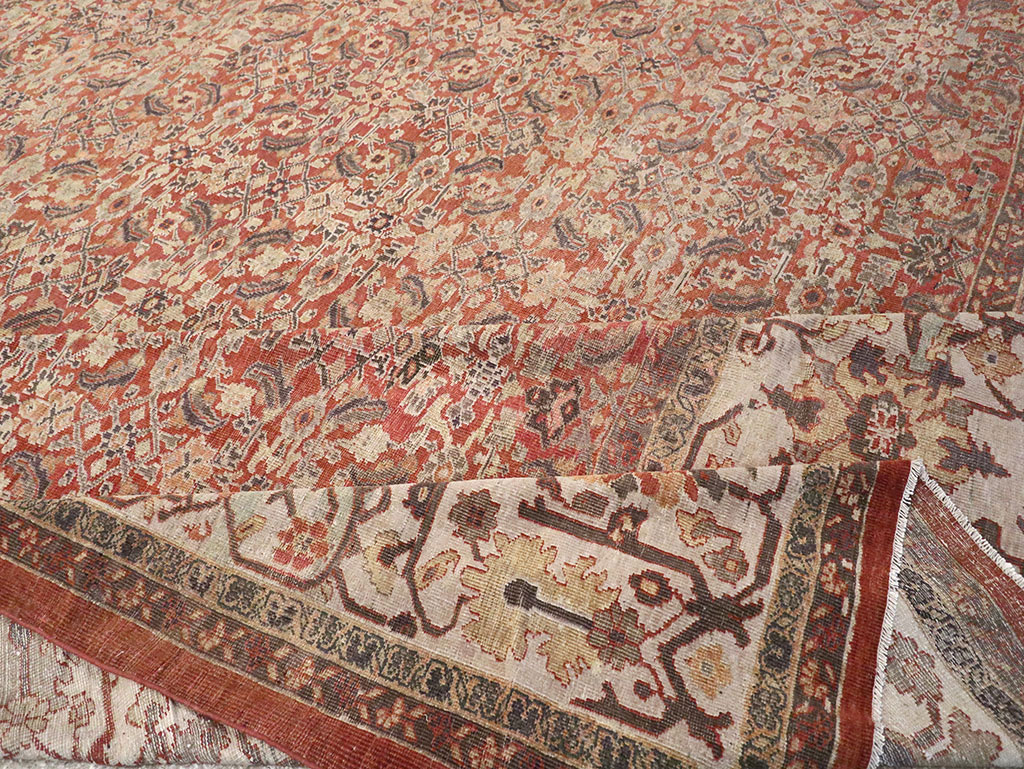 Antique Persian Mahal Oversize Carpet, No.31116 - Gsblank