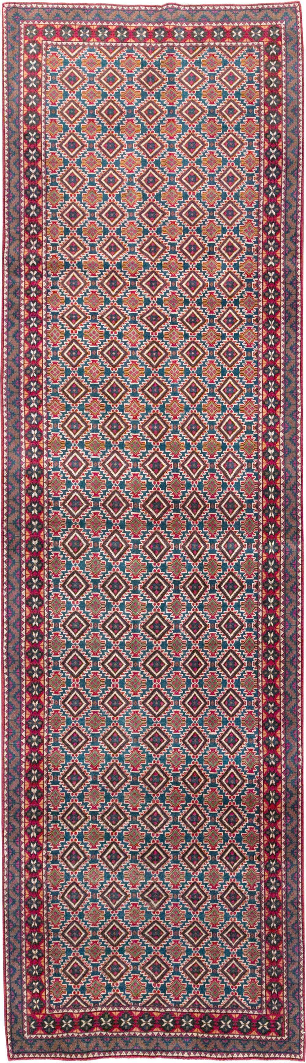 Vintage Persian Mashad Runner, No.31117 - Gsblank