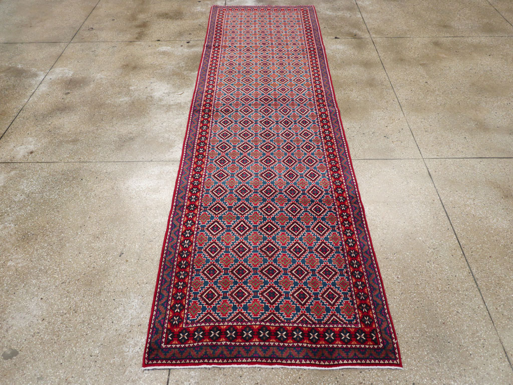 Vintage Persian Mashad Runner, No.31117 - Gsblank