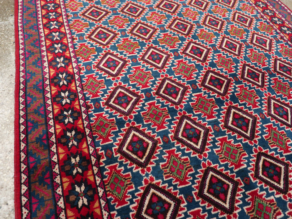Vintage Persian Mashad Runner, No.31117 - Gsblank