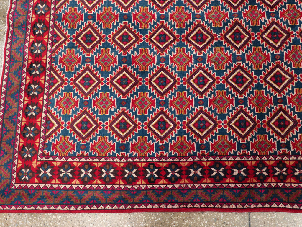 Vintage Persian Mashad Runner, No.31117 - Gsblank