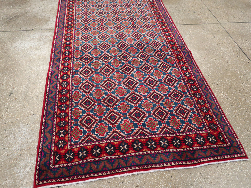 Vintage Persian Mashad Runner, No.31117 - Gsblank