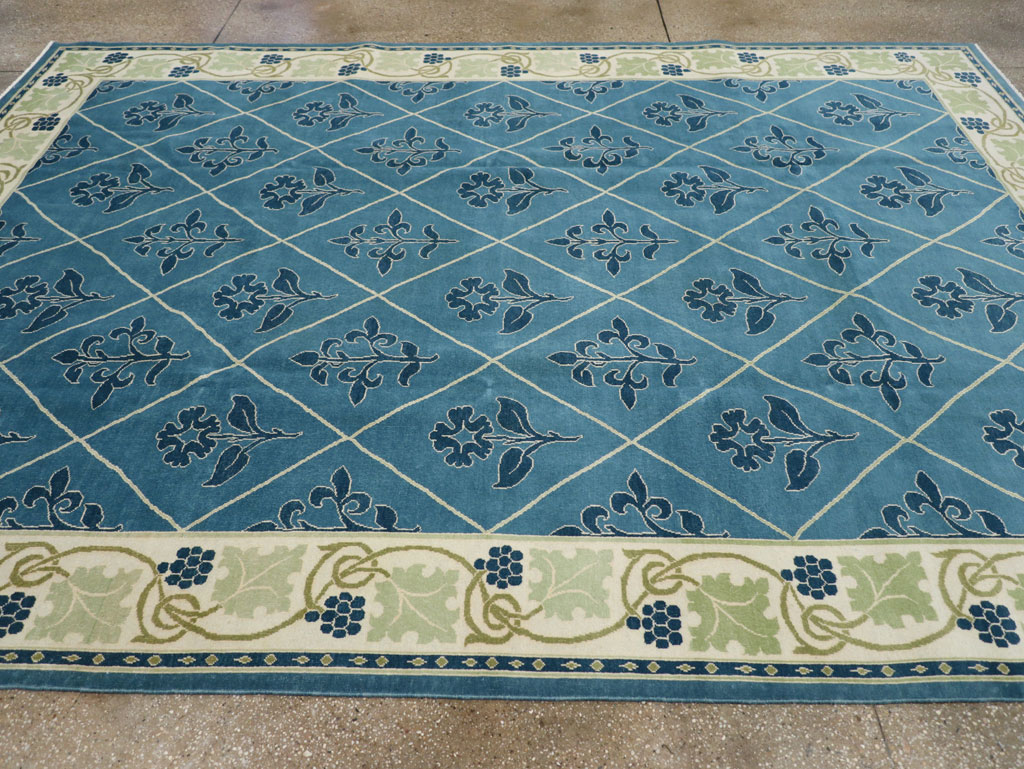 Vintage Persian Kashan Room Size Carpet, No.31119 - Gsblank