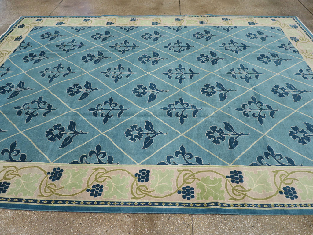 Vintage Persian Kashan Room Size Carpet, No.31120 - Gsblank