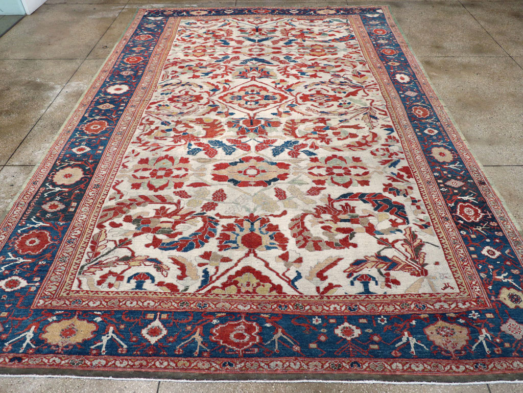 Antique Persian Bakhtiari Large Room Size Carpet, No.31126 - Gsblank