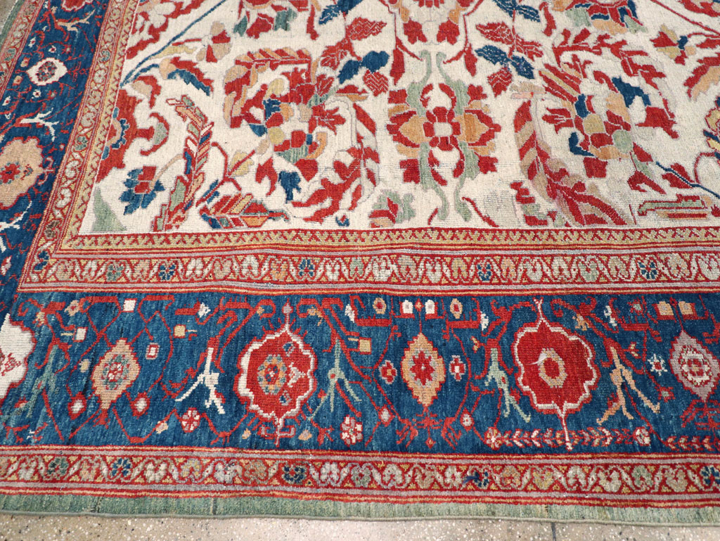 Antique Persian Bakhtiari Large Room Size Carpet, No.31126 - Gsblank