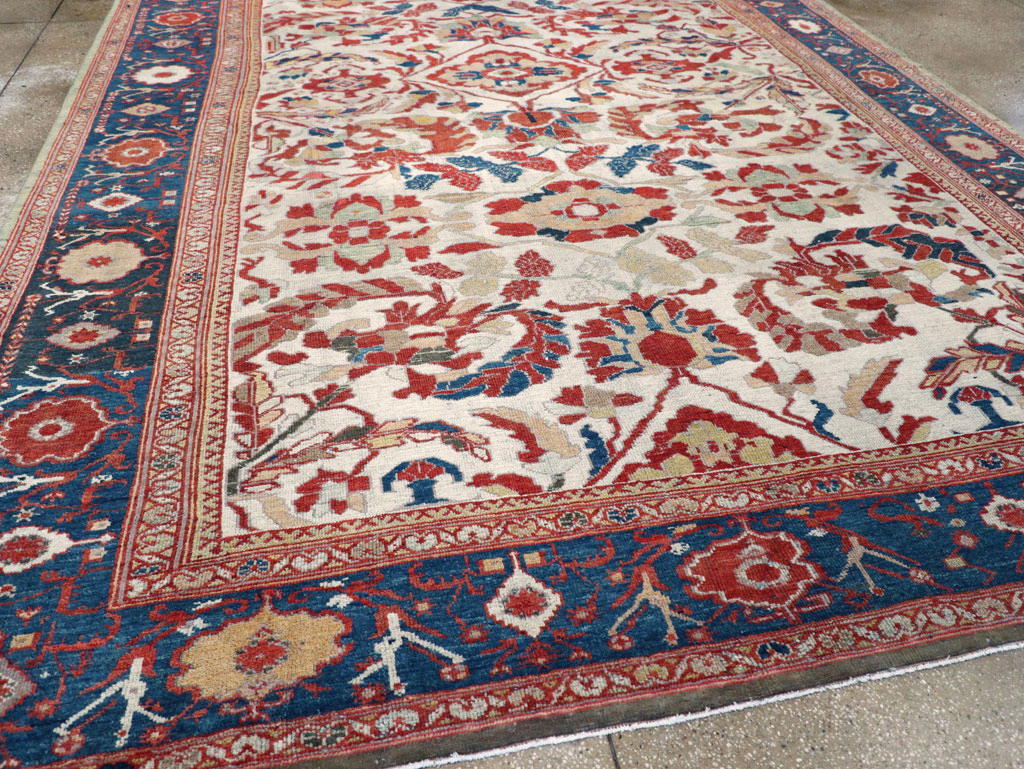 Antique Persian Bakhtiari Large Room Size Carpet, No.31126 - Gsblank