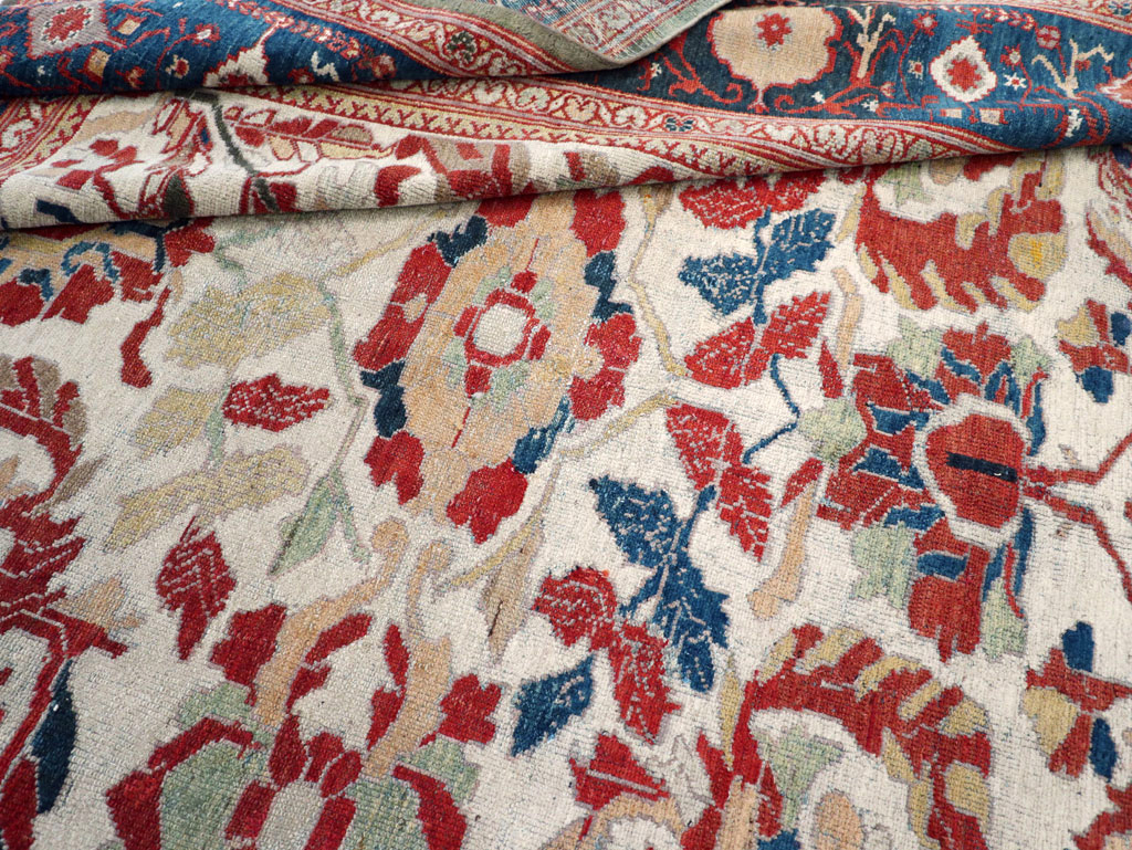 Antique Persian Bakhtiari Large Room Size Carpet, No.31126 - Gsblank