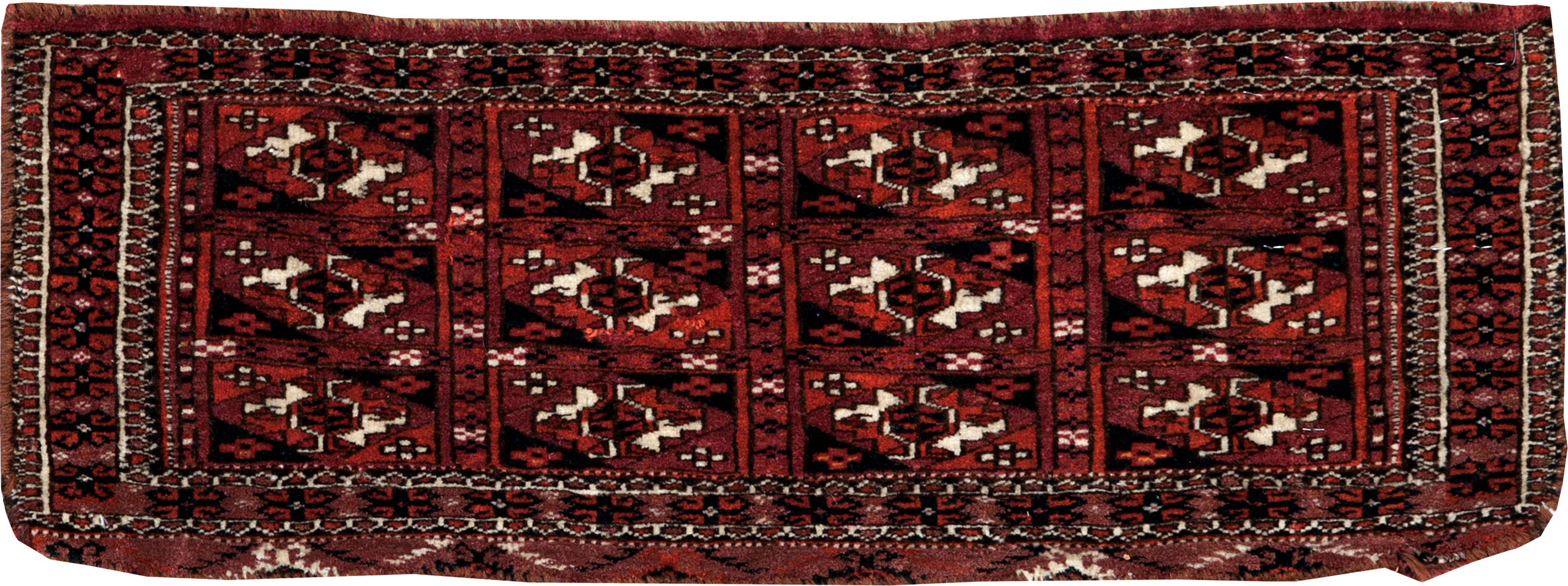 Vintage Central Asian Turkoman Rug, No.31128 - Gsblank