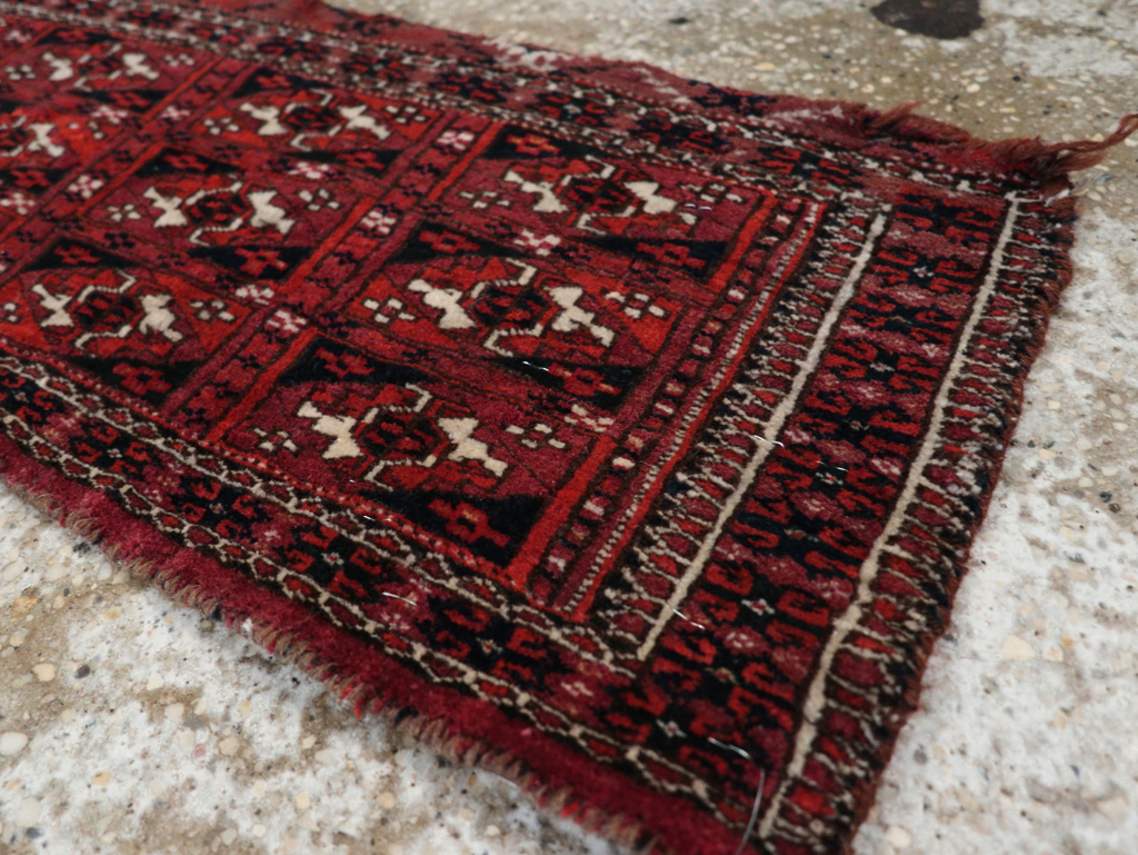 Vintage Central Asian Turkoman Rug, No.31128 - Gsblank