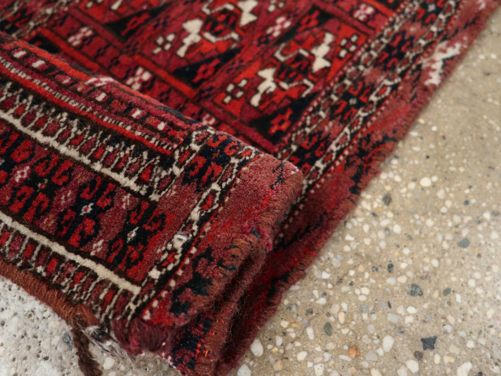 Vintage Central Asian Turkoman Rug, No.31128 - Gsblank