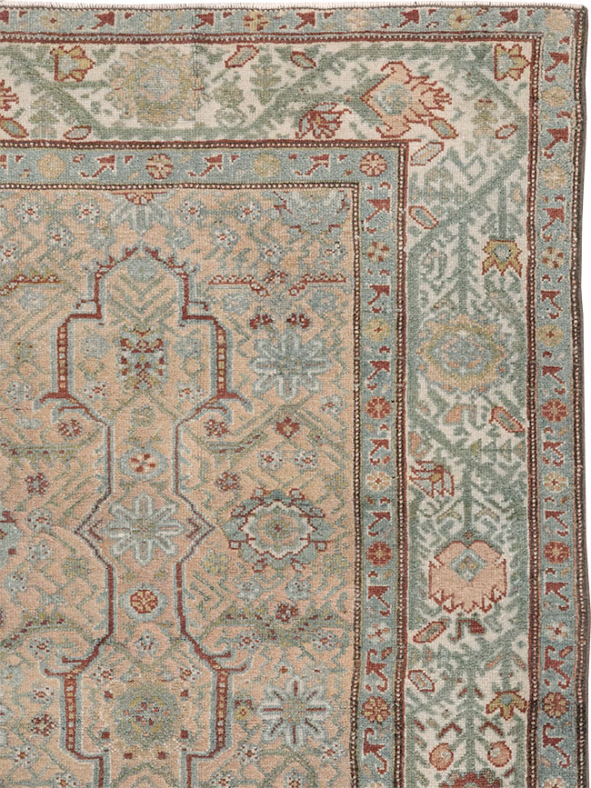 Antique Persian Malayer Accent Carpet, No.31131 - Gsblank