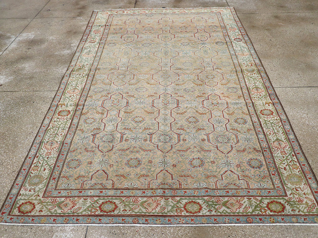Antique Persian Malayer Accent Carpet, No.31131 - Gsblank