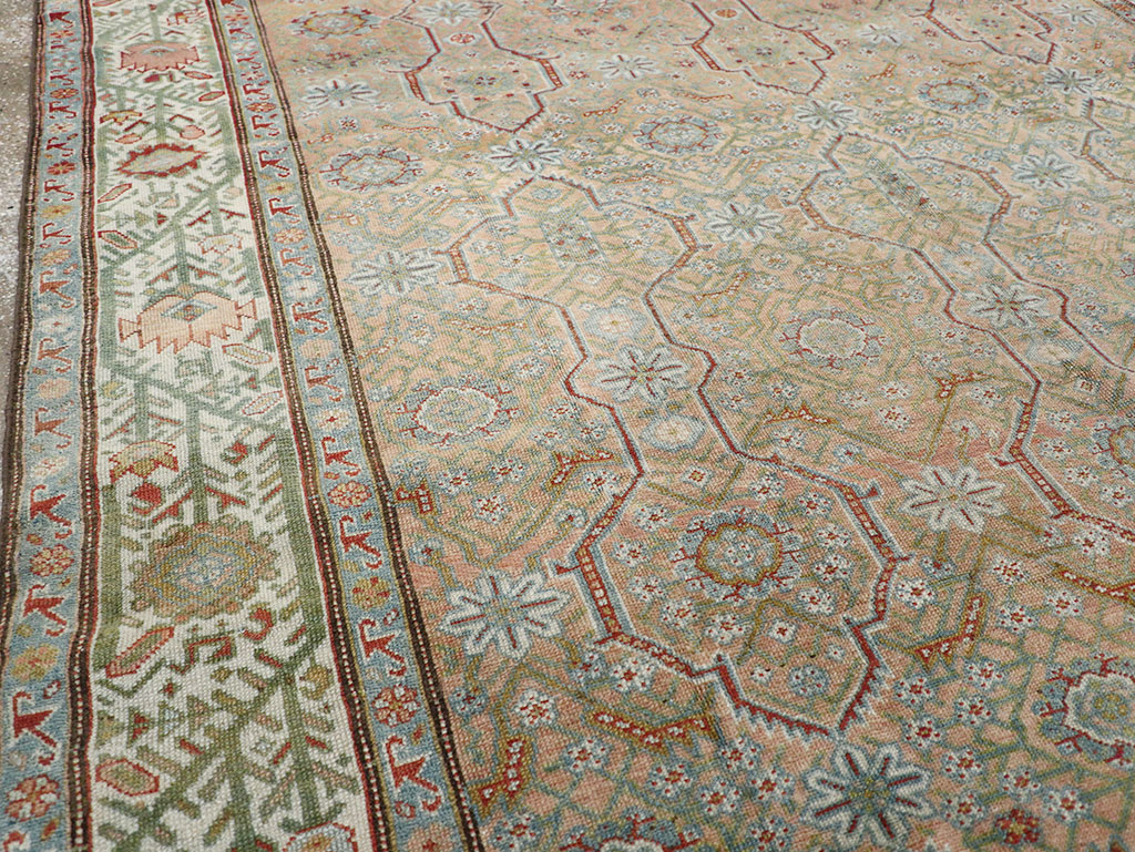 Antique Persian Malayer Accent Carpet, No.31131 - Gsblank