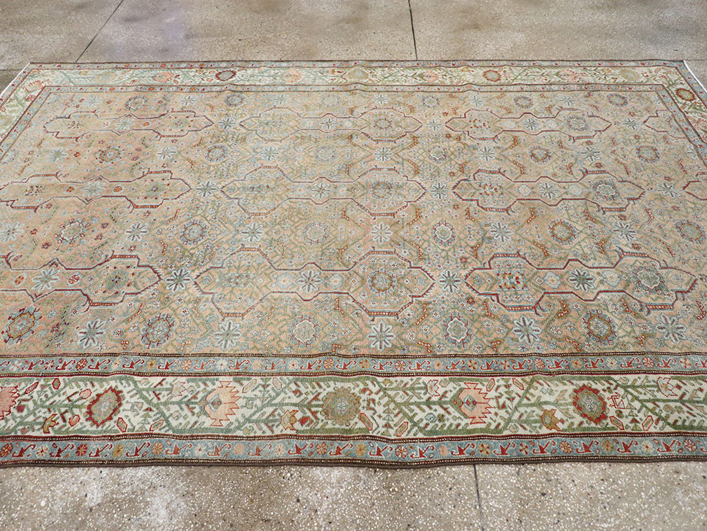 Antique Persian Malayer Accent Carpet, No.31131 - Gsblank