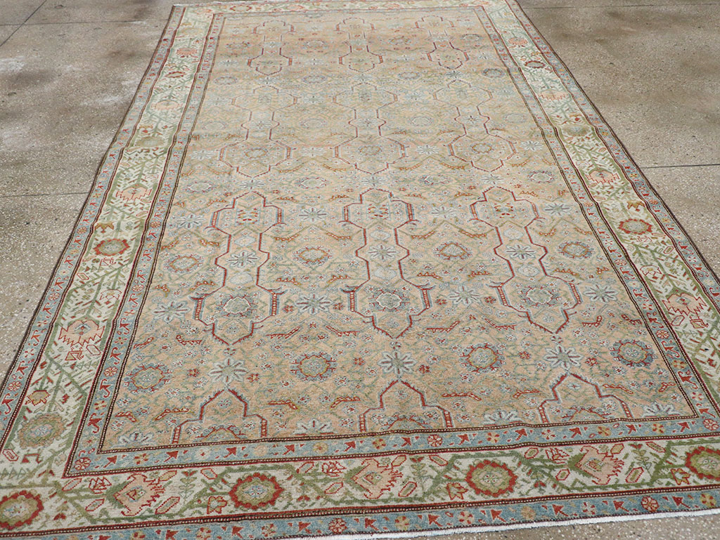Antique Persian Malayer Accent Carpet, No.31131 - Gsblank