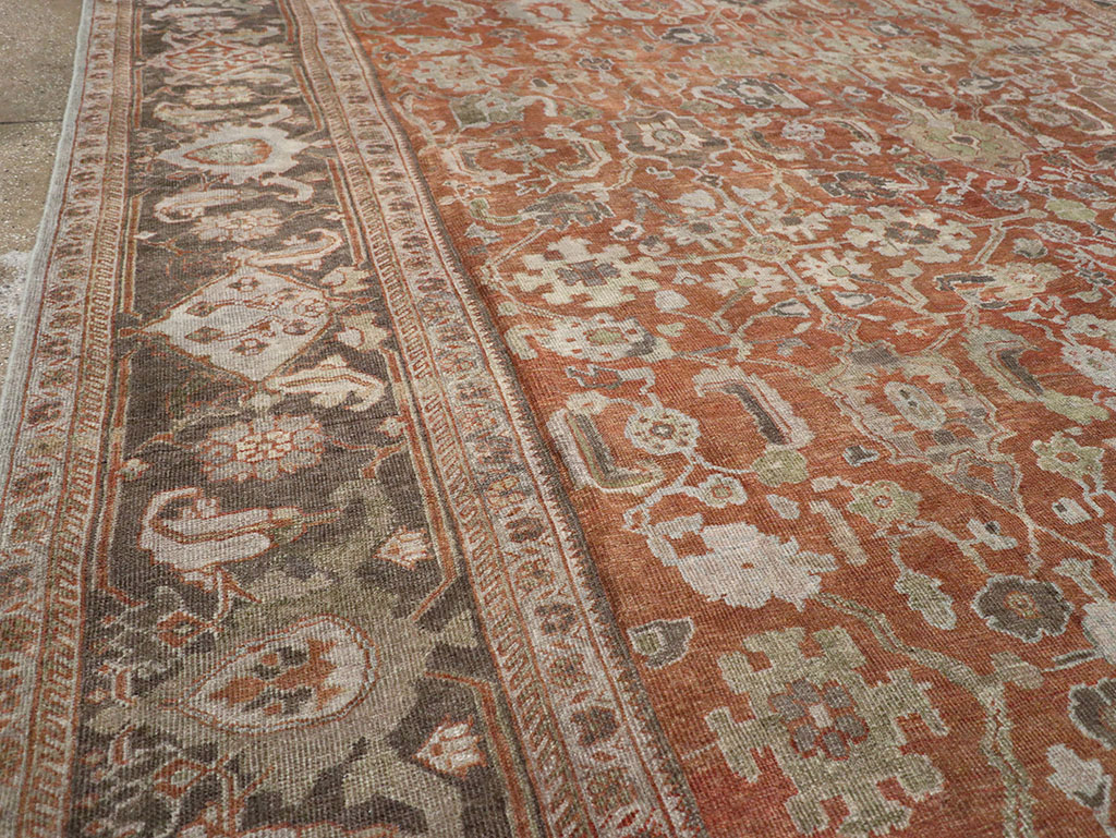 Antique Persian Mahal Large Carpet, No.31132 - Gsblank