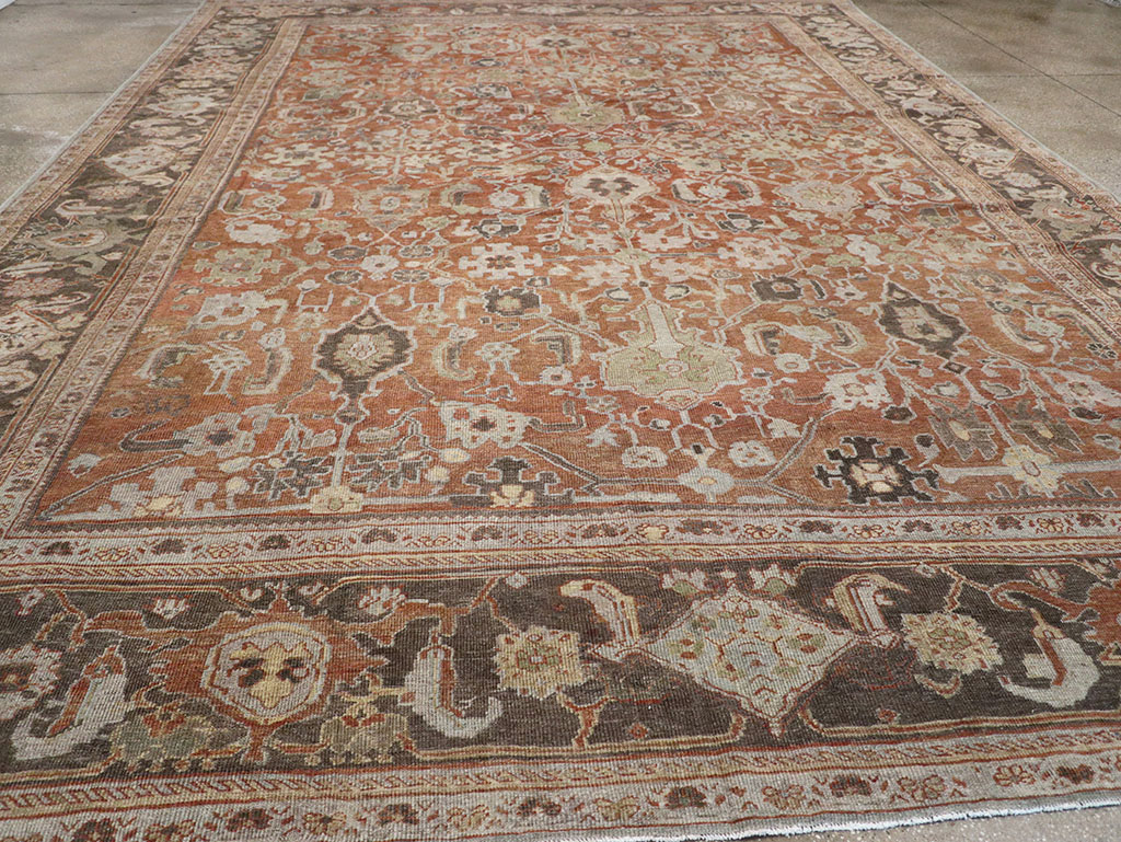 Antique Persian Mahal Large Carpet, No.31132 - Gsblank