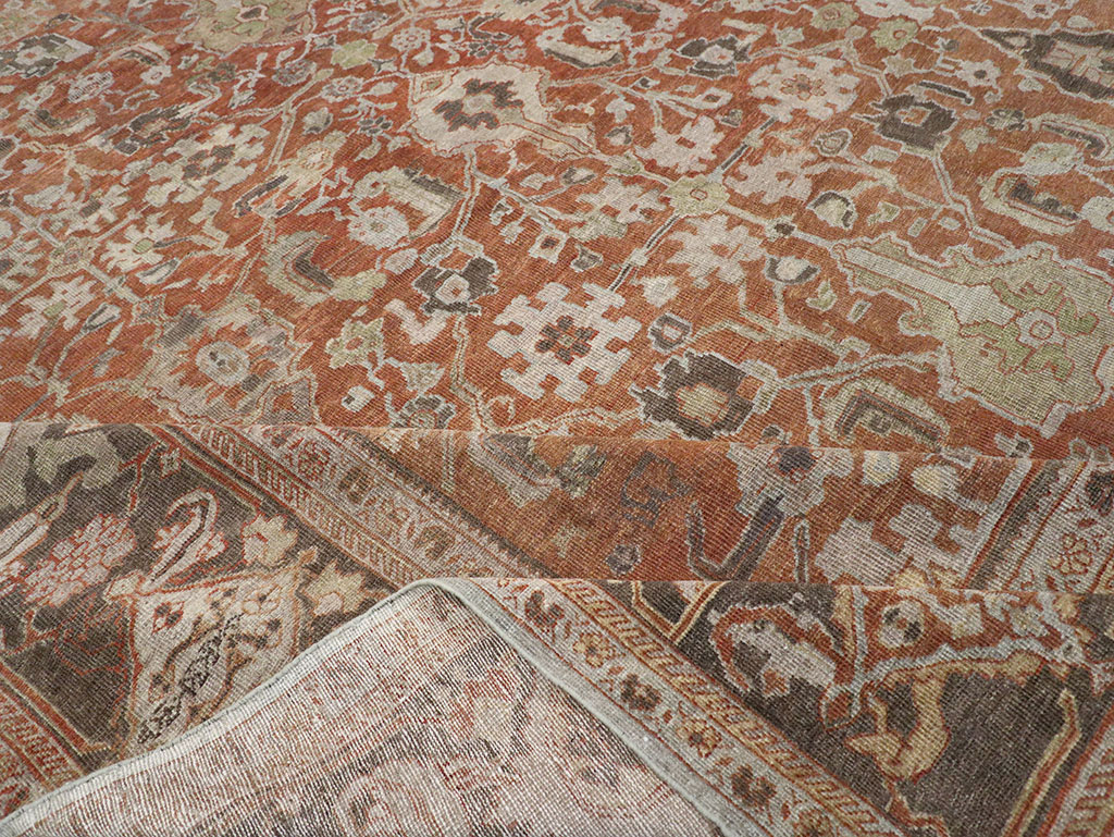 Antique Persian Mahal Large Carpet, No.31132 - Gsblank