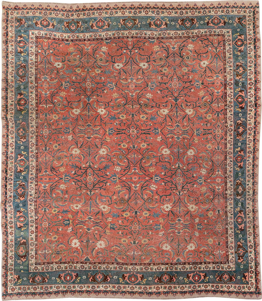 Antique Persian Bidjar Large Room Size Carpet, No.31133 - Gsblank