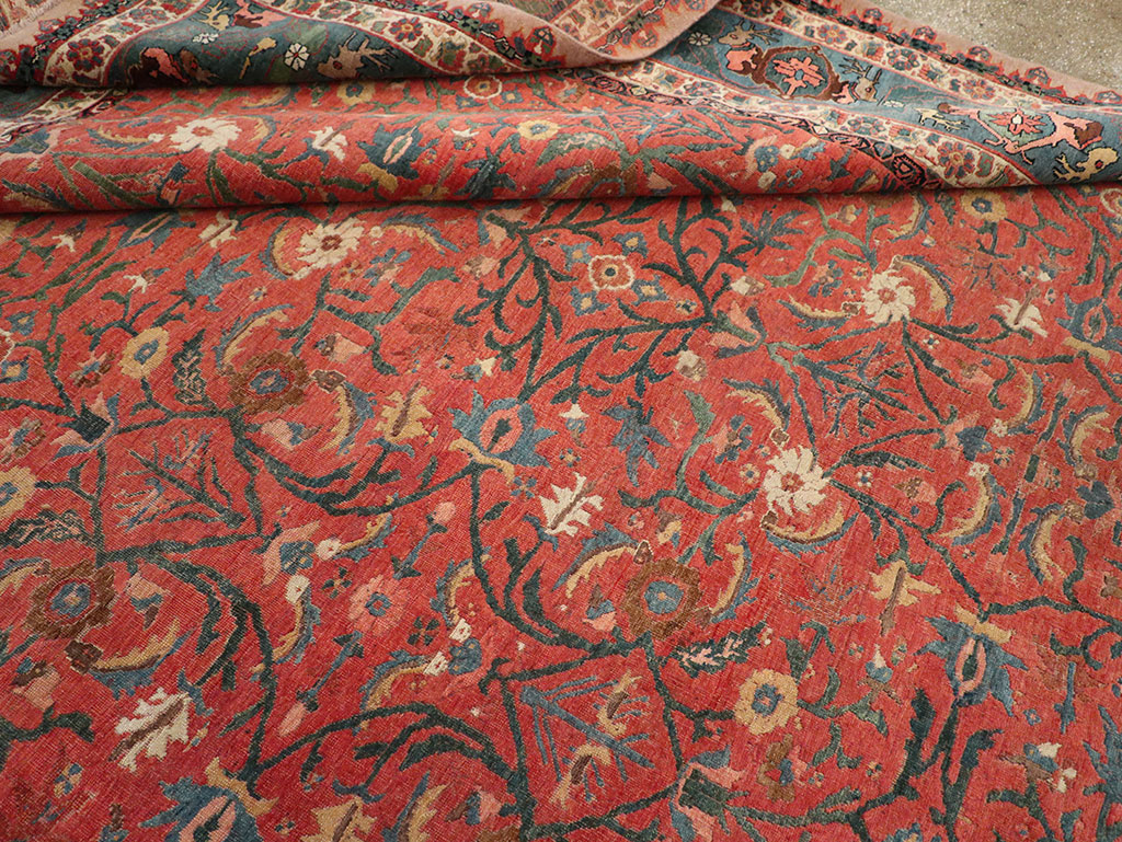 Antique Persian Bidjar Large Room Size Carpet, No.31133 - Gsblank