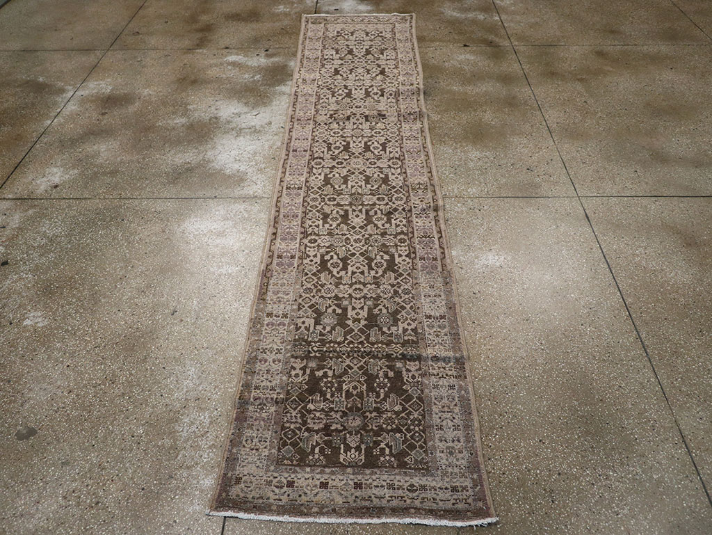 Antique Persian Malayer Runner, No.31138 - Gsblank