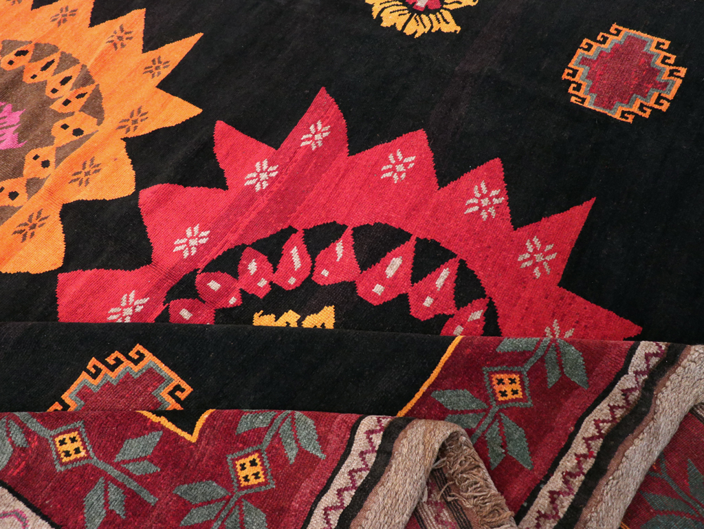 Vintage Turkish Anatolian Large Tribal Room Size Carpet, No.31139 - Gsblank