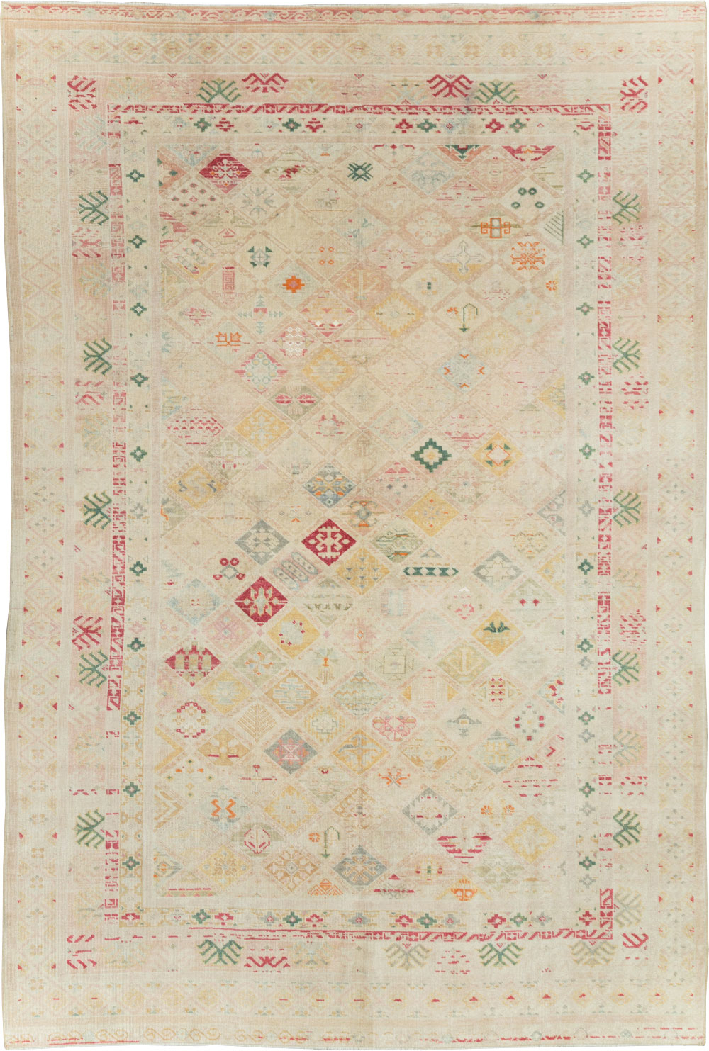 Vintage Turkish Anatolian Accent Carpet, No.31140 - Gsblank