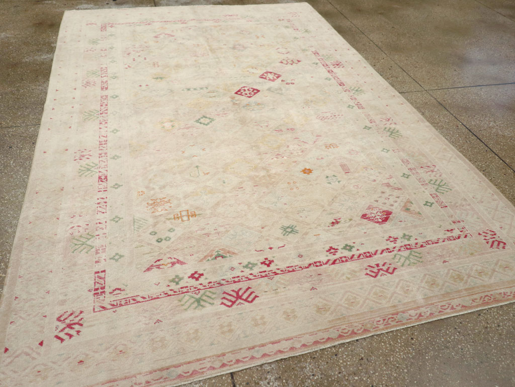 Vintage Turkish Anatolian Accent Carpet, No.31140 - Gsblank