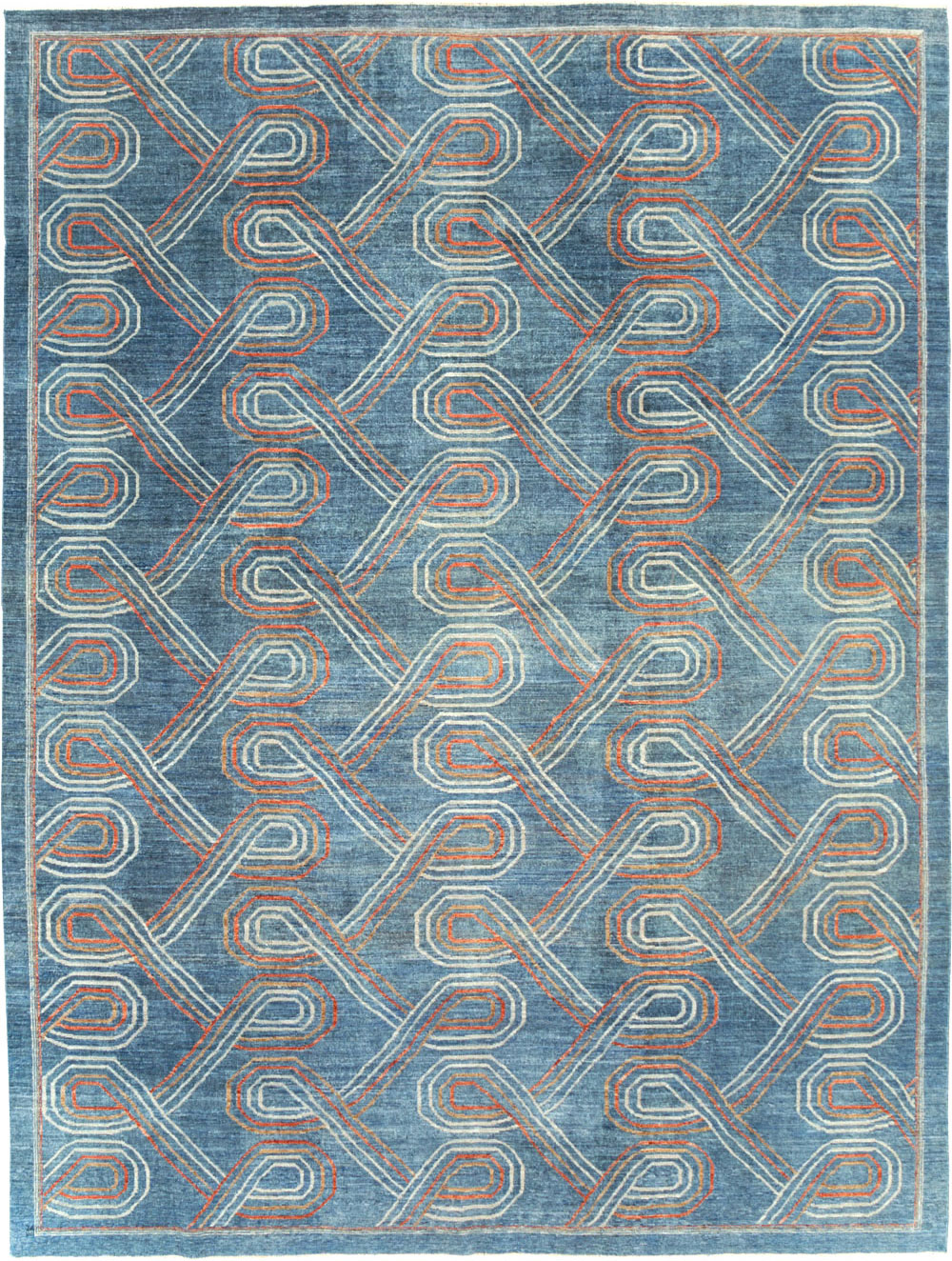 Contemporary Turkish Khotan Room Size Carpet, No.31150 - Gsblank