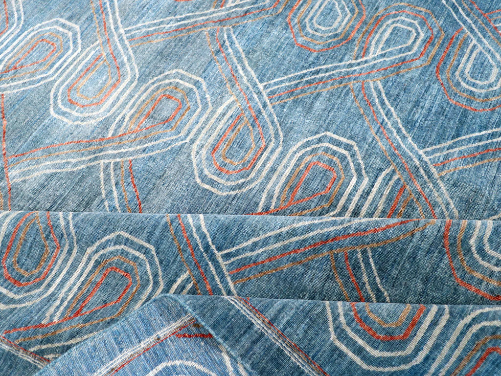 Contemporary Turkish Khotan Room Size Carpet, No.31150 - Gsblank