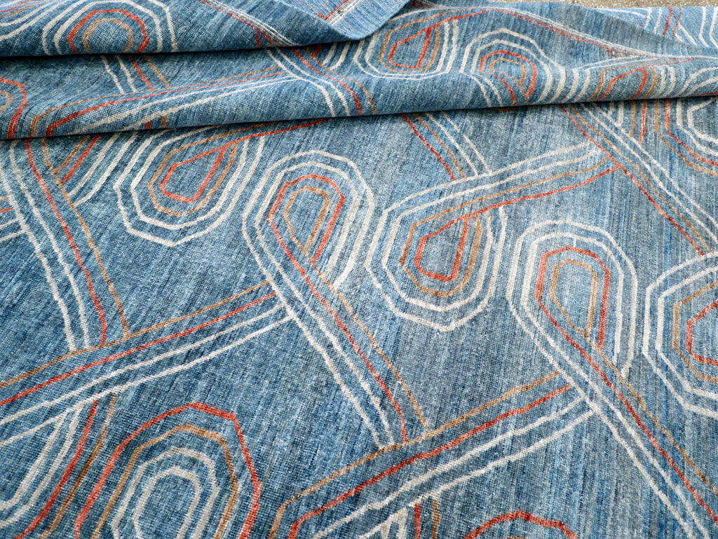 Contemporary Turkish Khotan Room Size Carpet, No.31150 - Gsblank
