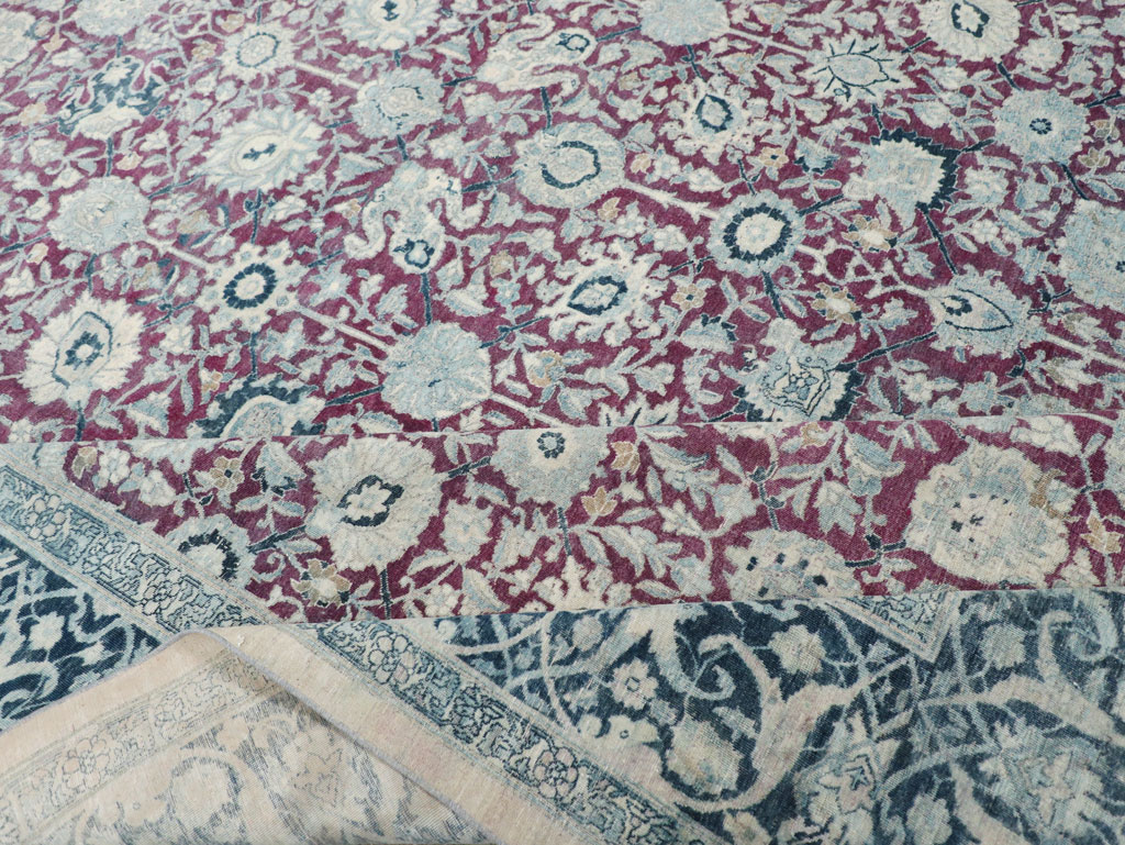 Antique Persian Tabriz Large Room Size Carpet, No.31151 - Gsblank