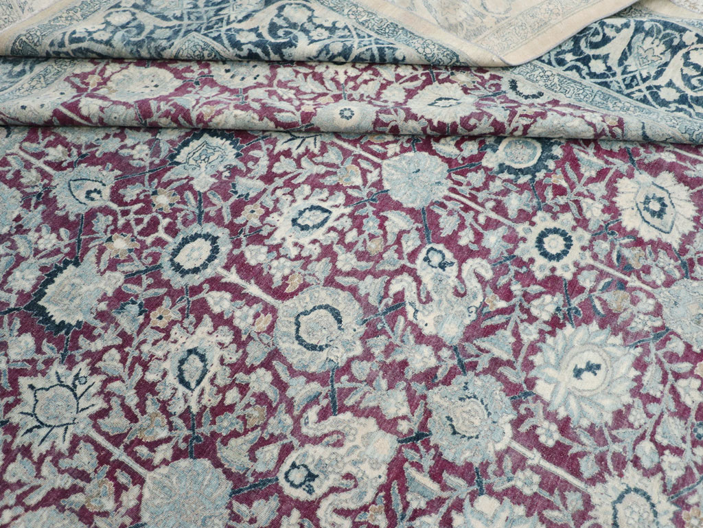 Antique Persian Tabriz Large Room Size Carpet, No.31151 - Gsblank