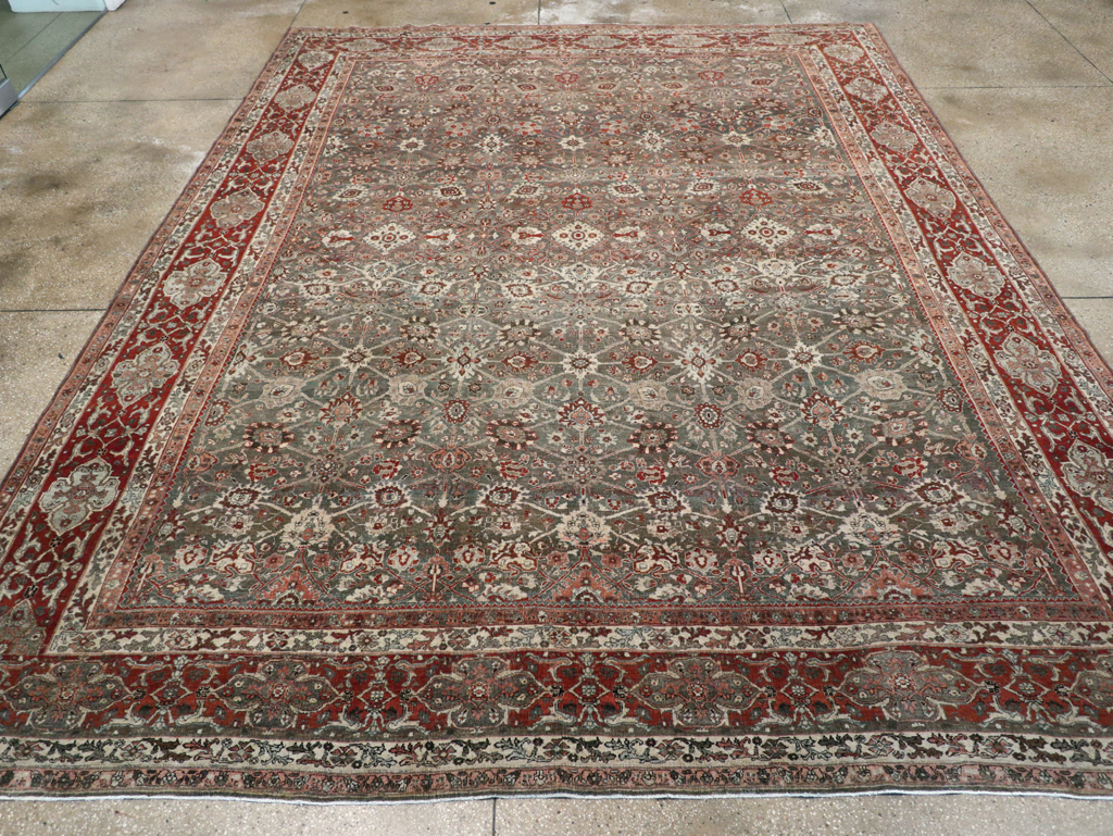 Antique Persian Bidjar Room Size Carpet, No.31162 - Gsblank